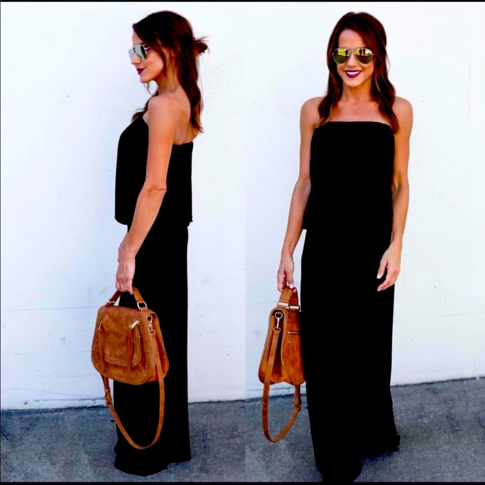 NWT Vici Olation strapless maxi dress in TEAL
